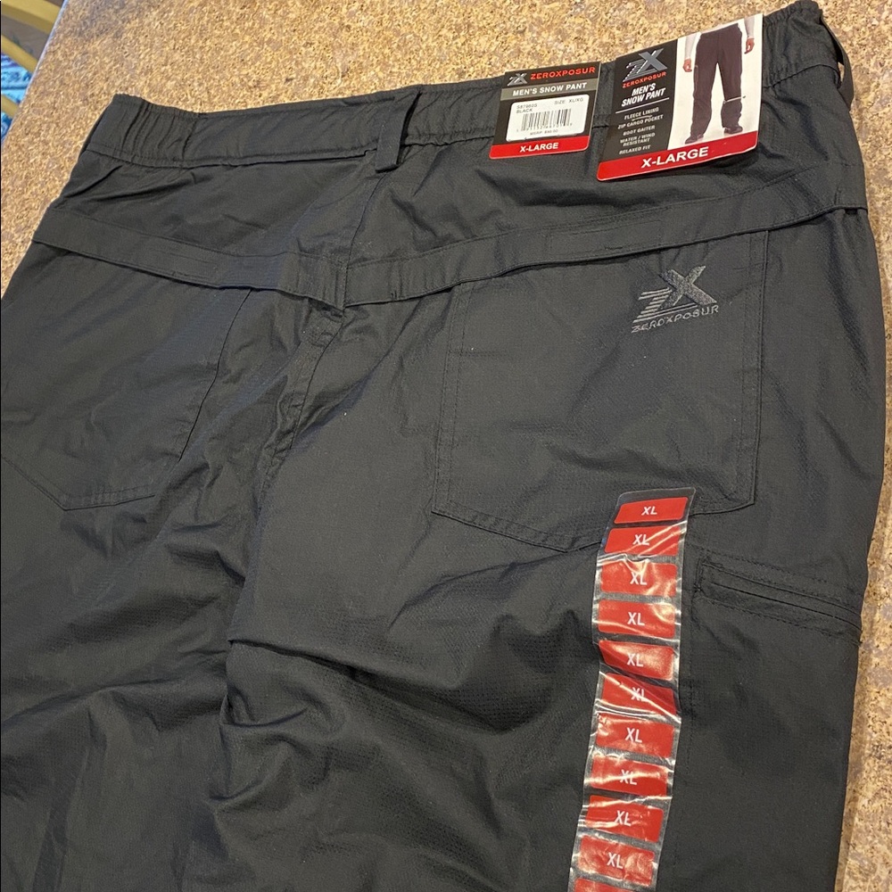 NWT ZeroXposur Snow Pants XL Fleece Lined Relaxed Fit Winter Outdoor - Picture 11 of 17